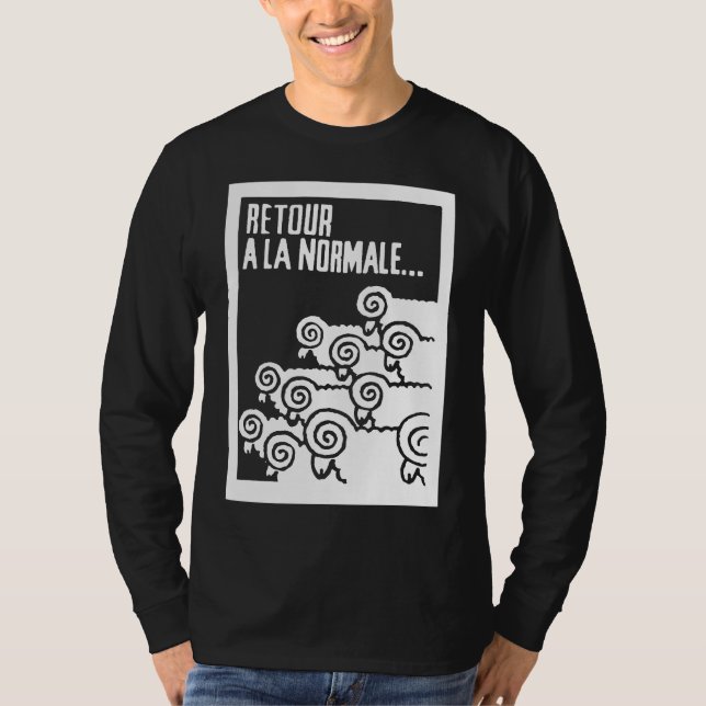 T-shirt normale d'aile du nez de retour (Devant)