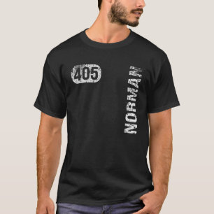 T-shirt Norman Oklahoma 405 Indicatif régional Rétro Vinta