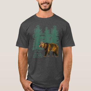 T-shirt North Cascade National Park Washington Bear Trees