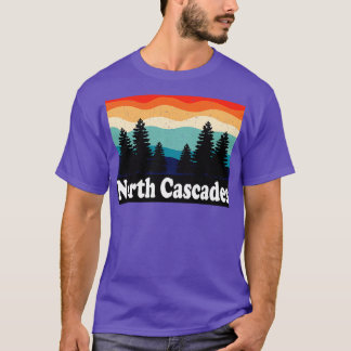 T-shirt North Cascades Washington Retro