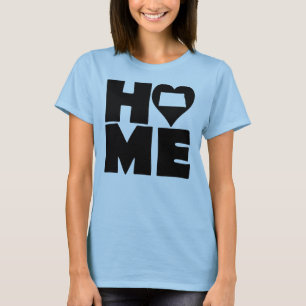 T-shirt North Dakota Home Heart State Tees