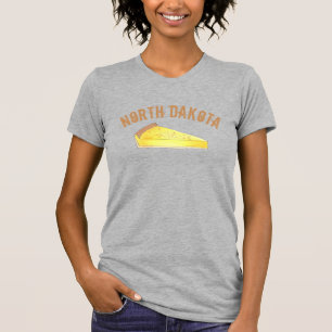 T-shirt North Dakota Kuchen, portion de gâteau sous garde 