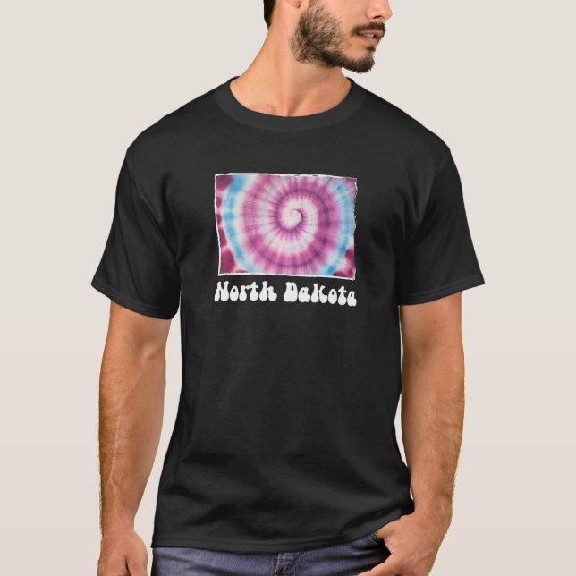 T-shirt North Dakota Tie Dye Premium (Devant)