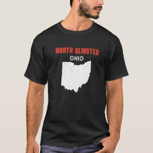 T-shirt NORTH OLMSN Ohio USA State America Travel Ohioan