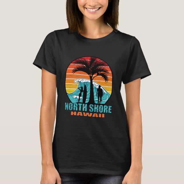 T-shirt North Shore Beach Hawaii (Devant)