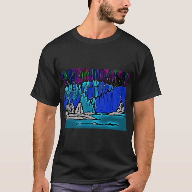 T-shirt Northern Lights (Devant)