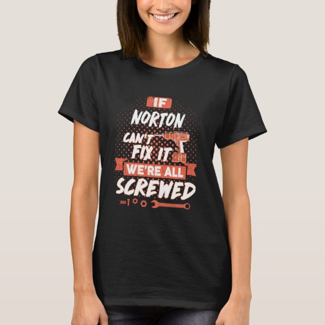 T-shirt NORTON Shirt, chemises familiales NORTON (Devant)