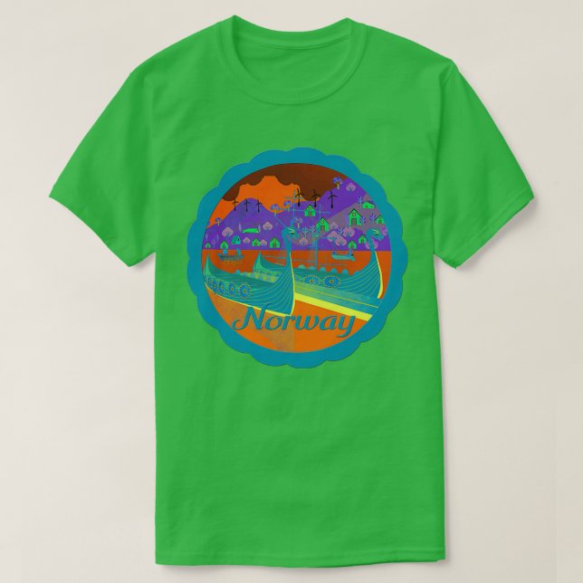 T-shirt Norvège 9 1 (Design devant)