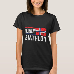 T-shirt Norvège Biathlon Cible Ski de tir Concours