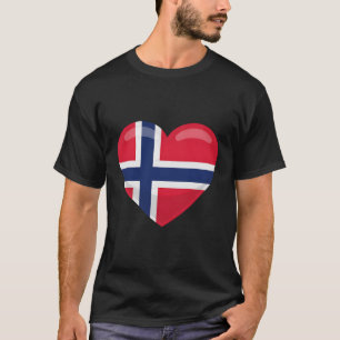 T-shirt Norvège Drapeau norvégien scandinave