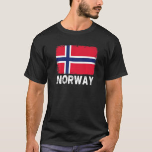 T-shirt Norvège - Drapeau Soutien Norvégien Femmes Hommes