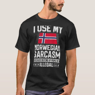 T-shirt Norvège Drapeau Souvenirs Pour Norvégiens Hommes &
