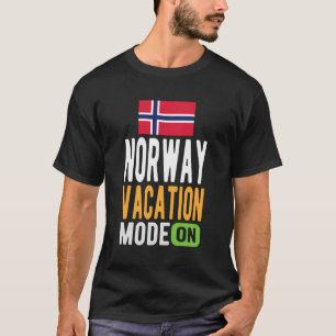 T-shirt Norvège Souvenir - Voyage - Norvège Mode Vacances 