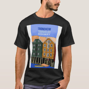 T-shirt Norvège Trondheim Travel Norvège