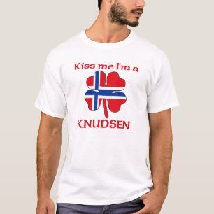 T-shirt Norvégiens personnalisés m'embrassent que je sui