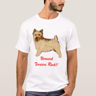 T-shirt Norwich Terrier - corps laissé