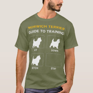 T-shirt Norwich Terrier Guide D'Entraînement De L'Obéissan
