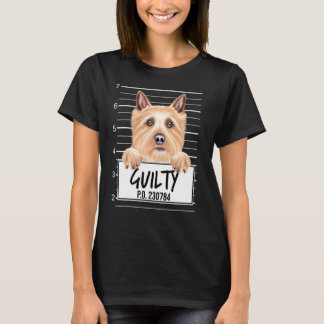 T-shirt Norwich Terrier Mugshot Coupable Chien