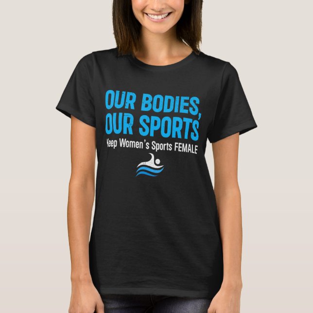 T-shirt Nos corps Notre sport Garder les femmes Sports Fem (Devant)