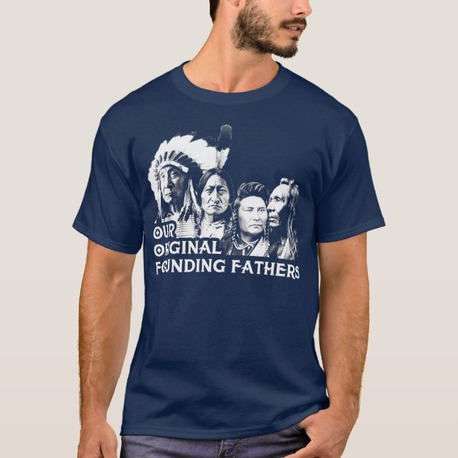 T-shirt Nos Pères Fondateurs d'origine classique (Devant)