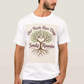 T-shirt Nos racines s'enfoncent profondément - Arbre de vi