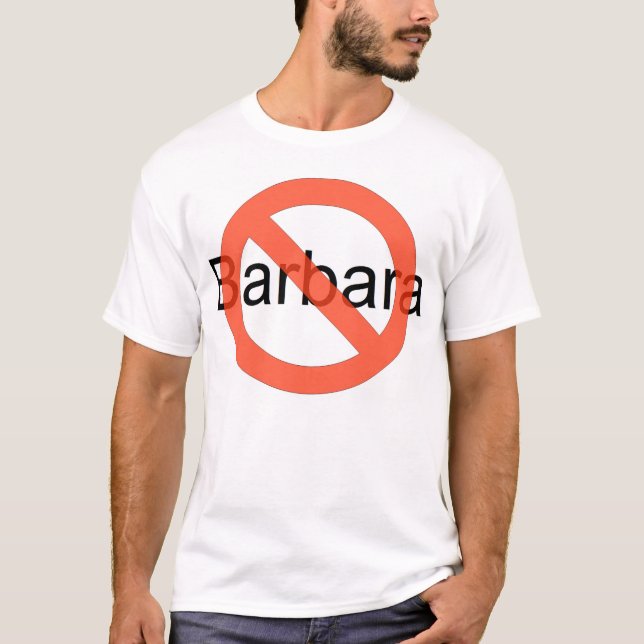 T-shirt not_barbara (Devant)