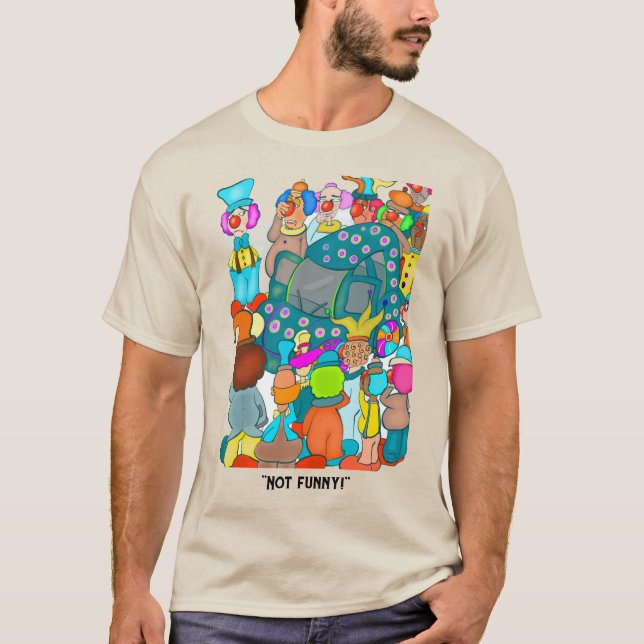 T-shirt Not Funny (Devant)