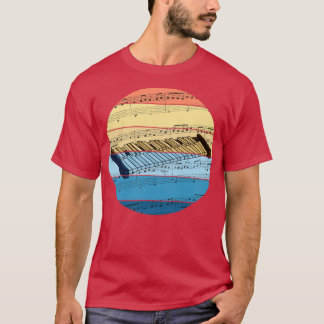 T-shirt Notation de musique Xylophone Percussionniste Xylo