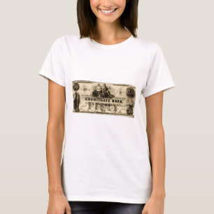 T-shirt Note de 50 dollars Cochituate 1853