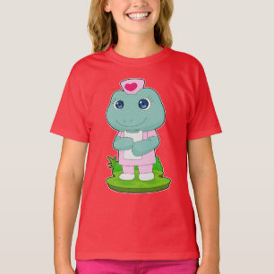 T-shirt Note d'infirmière de grenouille