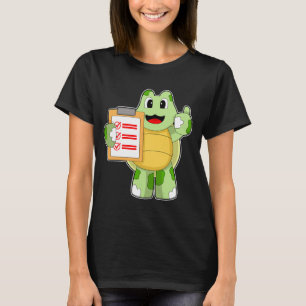 T-shirt Note du secrétaire de tortue