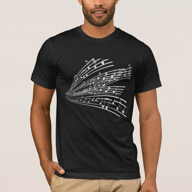 T-shirt Notes de musique ~ Symboles de notation musicale T (Devant)