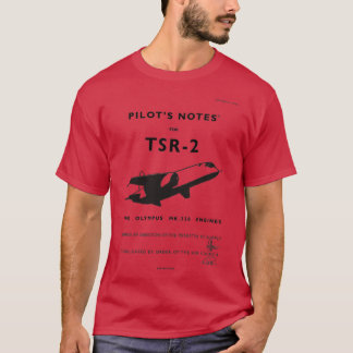 T-shirt Notes des pilotes pour TSR2
