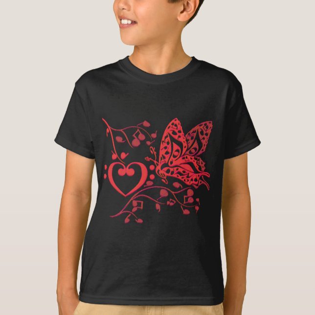 T-shirt Notes_Papillon (Devant)