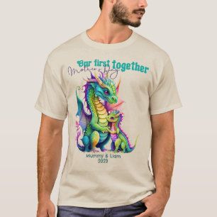 T-shirt Notre 1ère Fête des Mères Ensemble-Maman et Baby D