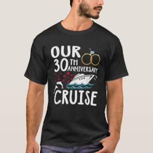 T-shirt Notre 30ème anniversaire Croisière 30 ans de maria