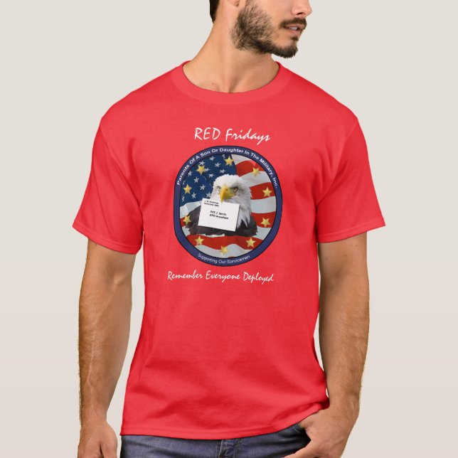 T-shirt Notre chemise ROUGE officielle de vendredi ! (Devant)