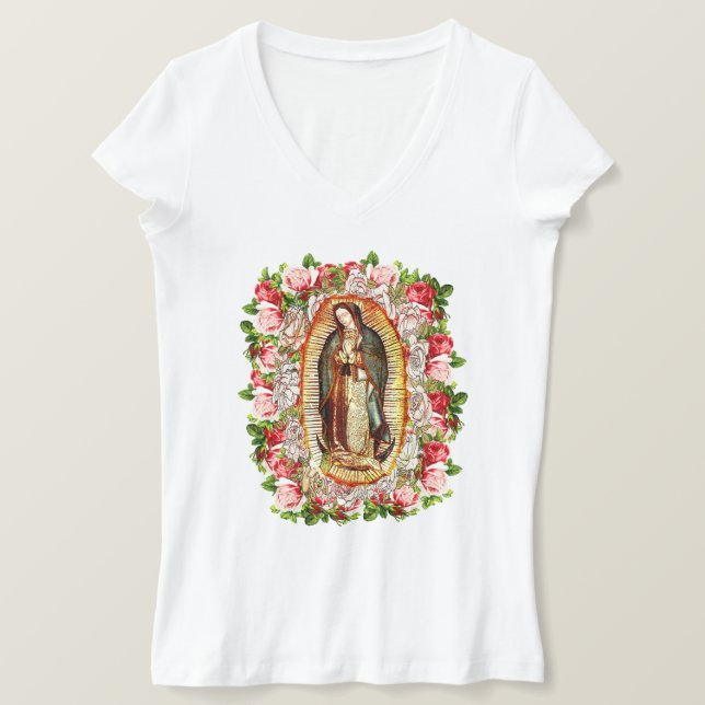 T-shirt Notre-Dame de Guadalupe, VIERGE DE GUADALUPE (Design devant)
