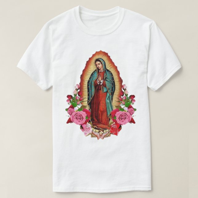 T-shirt Notre-Dame de Guadalupe Vierge mexicaine Marie Mex (Design devant)