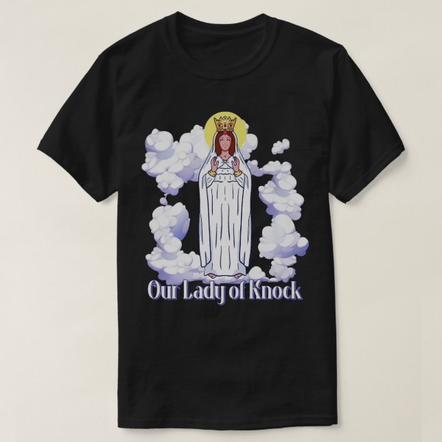 T-shirt Notre-Dame de Knock Irlande Prière Saints catholiq (Design devant)