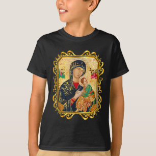 T-shirt Notre Dame De L'Aide Perpétuelle Béni Mère Mary Ch