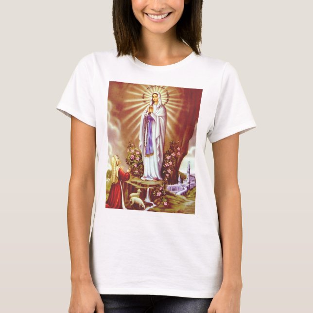 T-shirt Notre Dame de Lourdes (Devant)