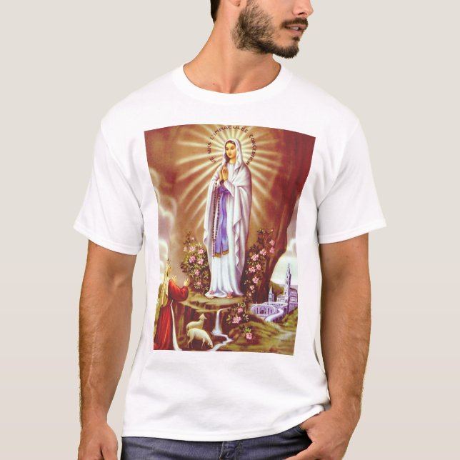 T-shirt Notre Dame de Lourdes (Devant)