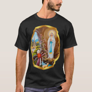 T-shirt Notre-Dame de Lourdes St Bernadette Immaculée Mari
