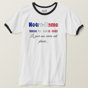 T-shirt Notre-Dame de Paris Jour du Souvenir