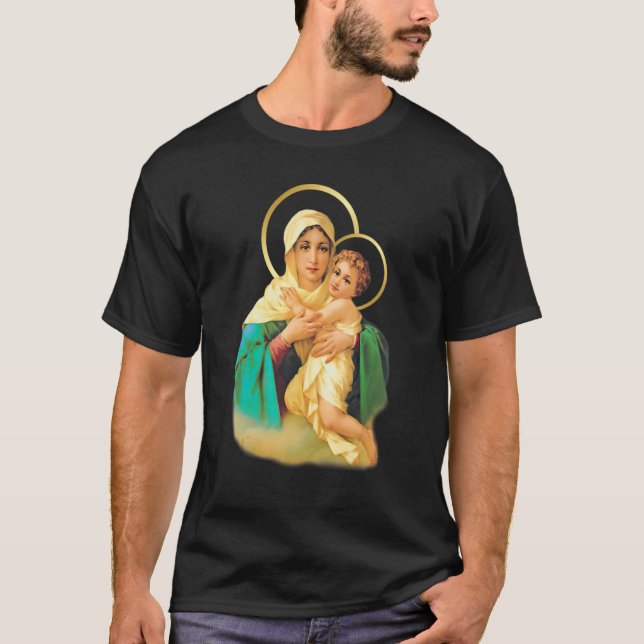 T-shirt Notre Dame De Schoenstatt Mère Thrice Admirable Ca (Devant)