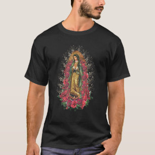 T-shirt Notre Dame Virgen De Guadalupe Vierge Marie Cathol