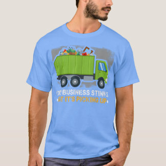 T-shirt Notre entreprise pue, mais elle ramasse des déchet