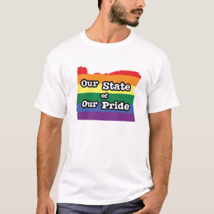 T-shirt Notre État de notre fierté  Oregon