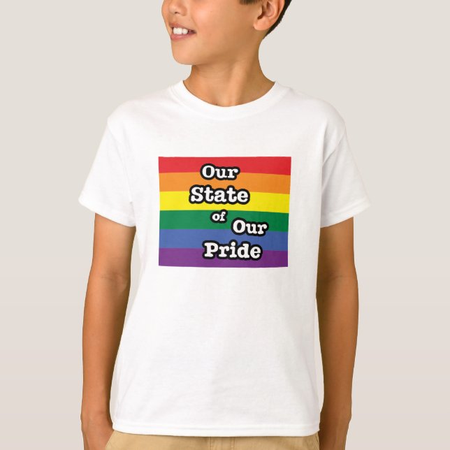T-shirt Notre État de notre fierté| Wyoming (Devant)
